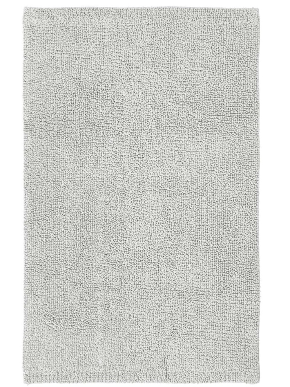Pottery Barn Classic Organic Loop Bath Mat Rug, Gray Mist, 21.5” x 34”, LIKE NEW